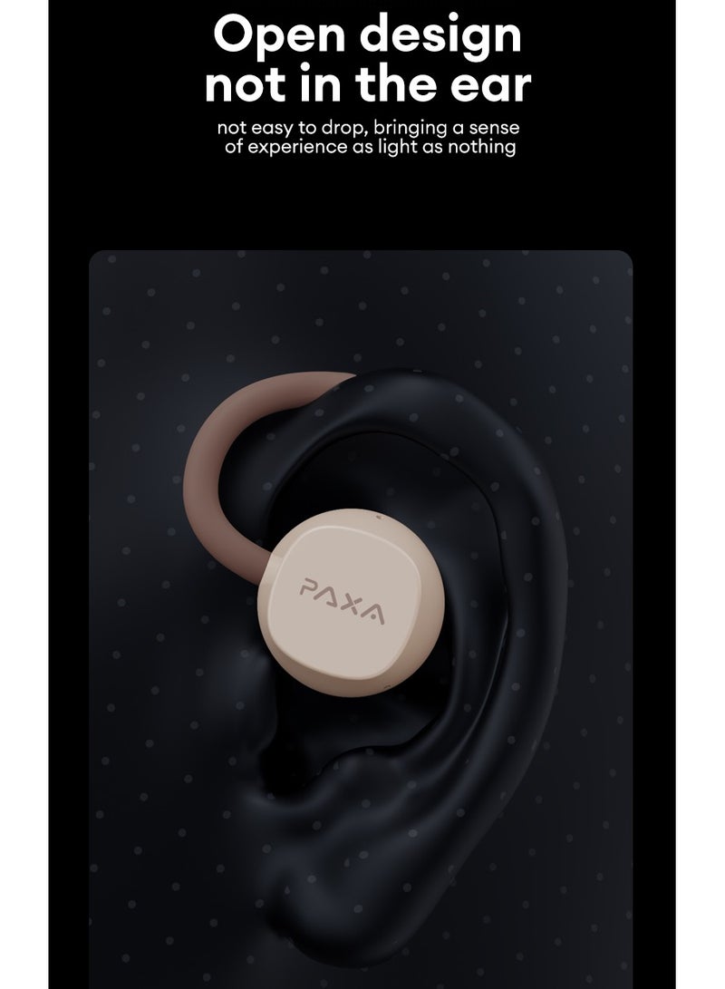 PAXA-PA-W50-True Wireless Bluetooth Headphones-Beige