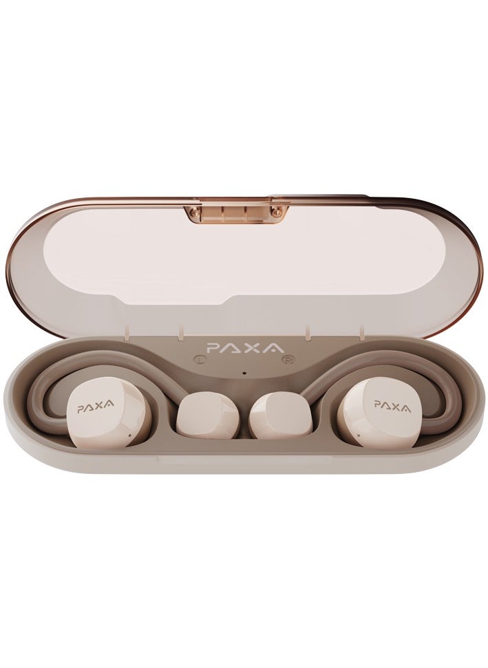 Generic PAXA-PA-W50-True Wireless Bluetooth Headphones-Beige  - Image 1