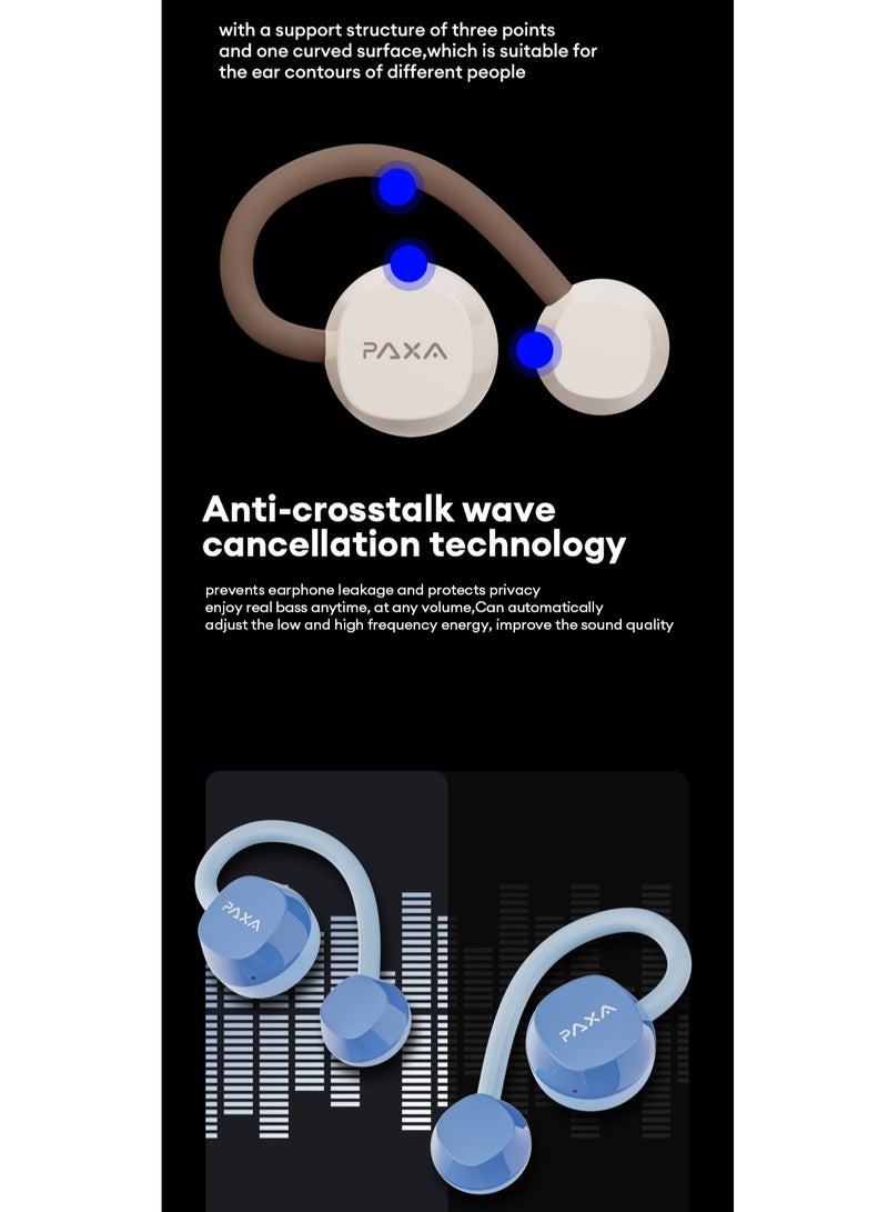 PAXA-PA-W50-True Wireless Bluetooth Headphones-Beige