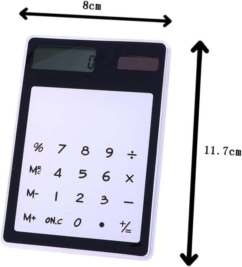Simple practical structure NUOBESTY 2Pcs Ultra Thin Solar Calculator Accounting Tool for Home School Office Use Lightweight Portable Easy to Carry for Complex Calculations Easy hand assemble compatible Lightweight Classic modern blend design Cost saving user oriented build Cross-location transit friendly build Set product combo compatible Cost effective upgraded craftsmanship Major city pickup option All-season available stock Daily universal pick Backup reserve local stock Space saving design picks Modern look Pre-sale confirmed stock Hanging space save Natural tone color options All season compatible build Wide daily application Matte anti slip finish Cross part assemble fit Size-sorted warehouse storage Economical varied sizing picks Repeated assemble detach compatible All governorates deliver - Image 2
