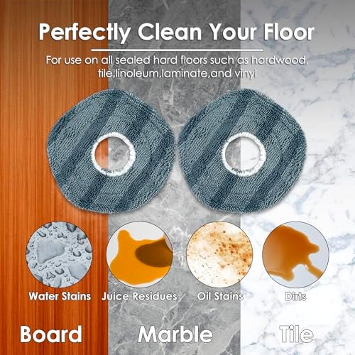 BRUVISH (20 Pack) X10 Pro Omni Replacement Parts Accessories Kit for Eufy X10 Pro Omni Robot Vacuum, 2 Roller Brushes, 4 Side Brushes, 5 Dust Bags, 5 HEPA Filters, 4 Mop Pads - Image 4