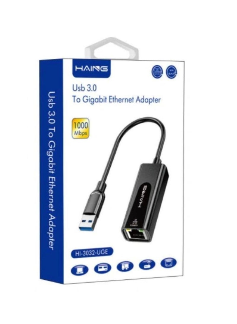 Haing USB 3.0 To Gigabit Ethernet Adapter - Image 2