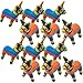 Fun Express Vinyl Fiesta Donkey Party Decorations 12 Pack Mexican Theme Party Favors for Cinco de Mayo Celebrations Colorful Burro Centerpieces for Tables Fiesta Decor Mexican Gifts - Image 3