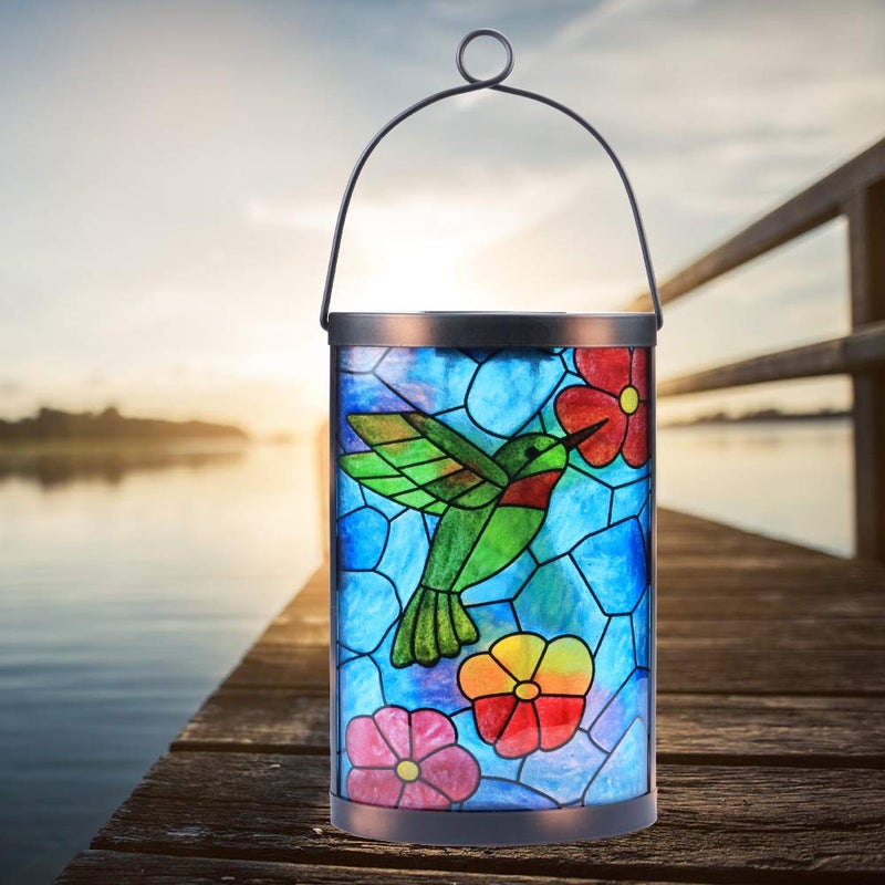 MUMTOP Hanging Solar Lantern Outdoor Decorative Waterproof LED Solar Hummingbird Lights Tabletop Lamp for Outdoor Patio Garden - Image 4