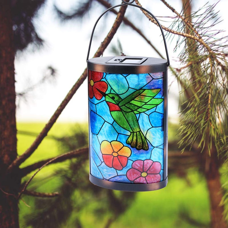 MUMTOP Hanging Solar Lantern Outdoor Decorative Waterproof LED Solar Hummingbird Lights Tabletop Lamp for Outdoor Patio Garden - Image 3