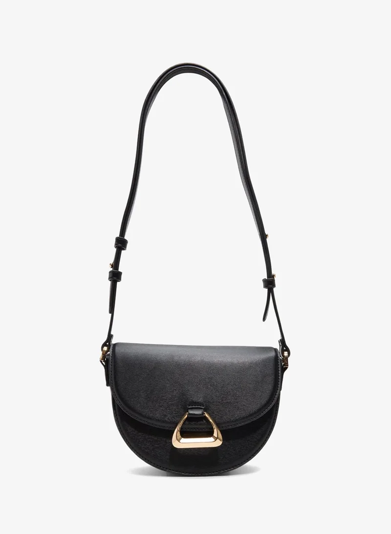 الدو حقيبة كتف بنقش تمساح من ثوسين