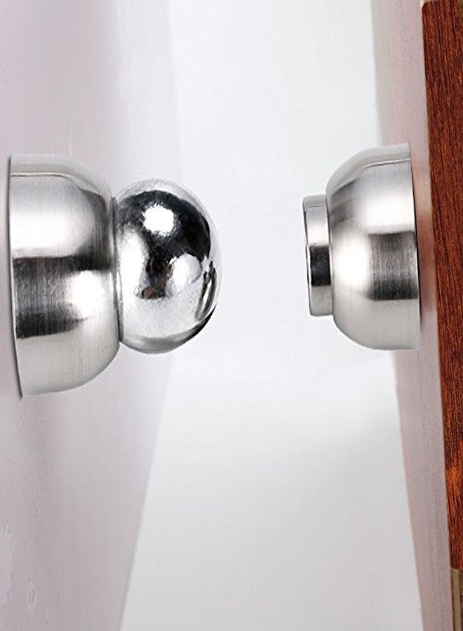Sumnacon Powerful Magnetic Doorstop - 2 Pcs Stainless Steel Mini Door Stopper, Heavy Duty Magnetism Door Holder for Bedroom Bathroom Kitchen Home Office - Image 5