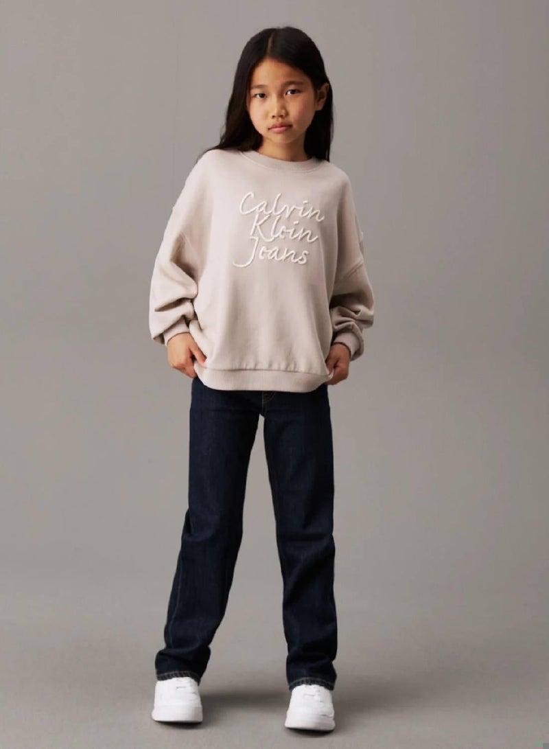 Calvin Klein Jeans Relaxed Logo Sweatshirt - Image 4