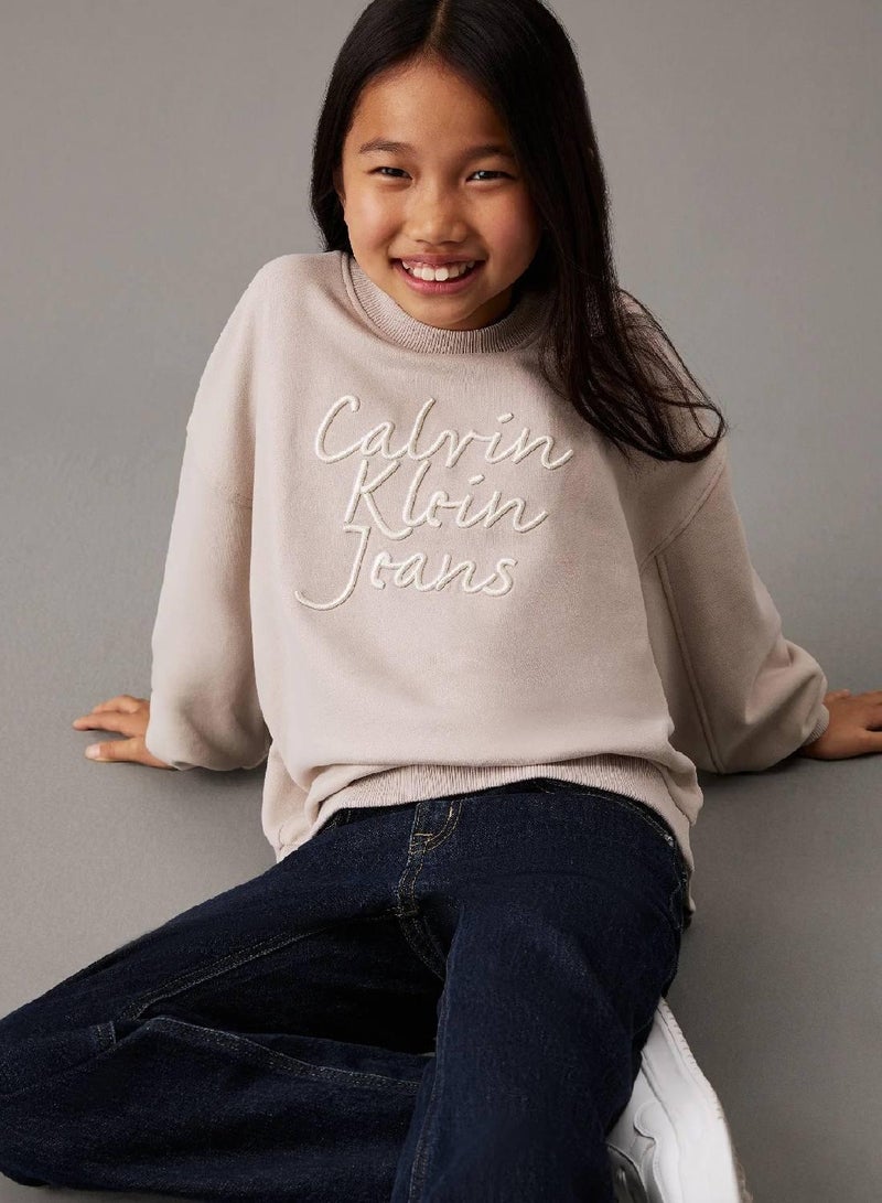 Calvin Klein Jeans Relaxed Logo Sweatshirt - Image 3