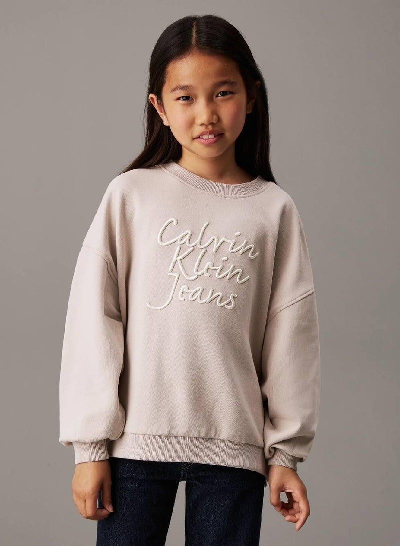 Calvin Klein Jeans Relaxed Logo Sweatshirt - Image 1