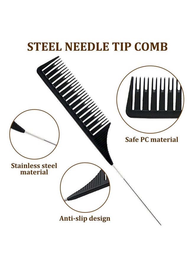1st Choice 1st Choice Professional Hair Combs for Women Styling Hair Combs Plastic Weaving Combs for Highlighting,3-Way Weaving & Sectioning Foiling Comb for Hair Coloring, Highlighting, Balayage  - Image 3