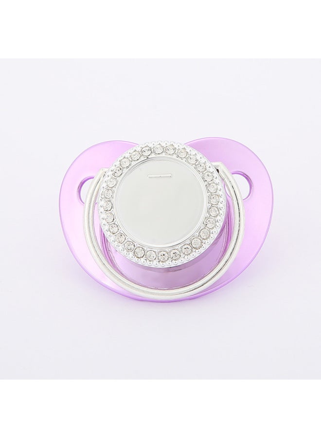 Solid Color Pacifier Diamond Silicone Baby Molars Baby Products Pacifier Pacifier Simulation Bite Pacifier