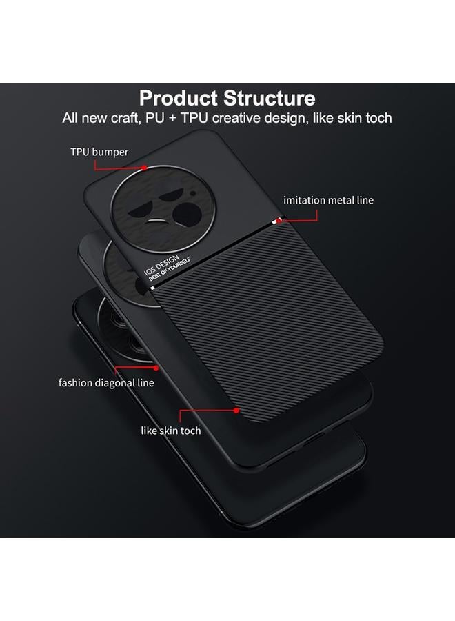 اس-توب جراب لهاتف OnePlus 13 الكلاسيكي المائل والحبيبي المغناطيسي المصنوع من مادة البولي يوريثان الحراري الهجين - Image 5