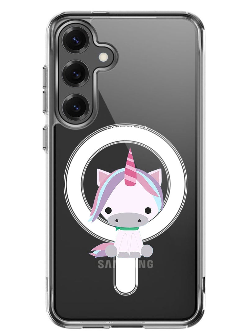 Theodor Magnetic Case for Samsung Galaxy S25 Plus 6.7-inch Compatible with MagSafe Wireless Charging, Shockproof Phone Bumper Cover born-to-be-wild - Image 1