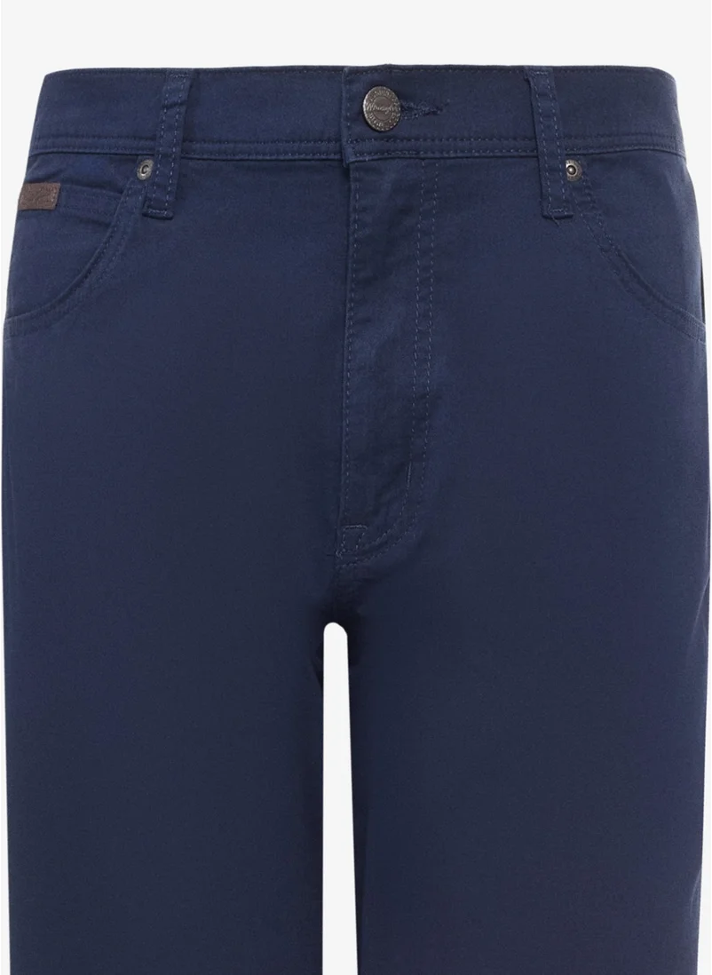 رانجلر Normal Waist Regular Fit Navy Blue Men's Chino Pants W121Y6410 Texas Non Denim Pants