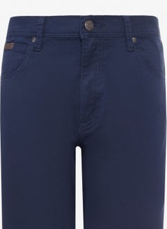 Wrangler Normal Waist Regular Fit Navy Blue Men's Chino Pants W121Y6410 Texas Non Denim Pants  - Image 2