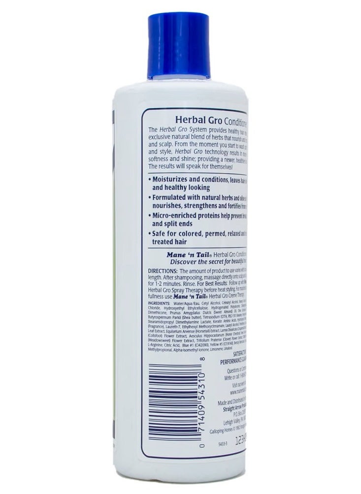 Mane 'n Tail Herbal Gro Conditioner 355ml  - Image 2