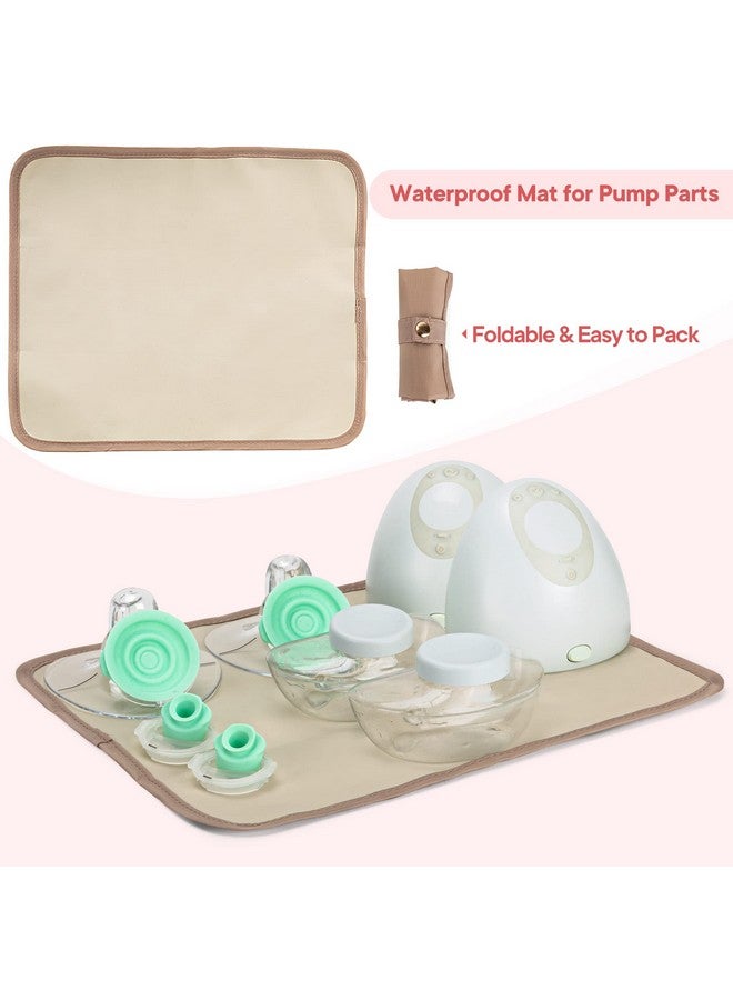 Fasrom Wearable Breast Pump Bag Compatible with Momcozy, Medela and Elvie Hands Free Pumps, Portable Carrying Case with Waterproof Mat for Working Moms Travel, Black (Bag Only, Patent Pending) - Image 4