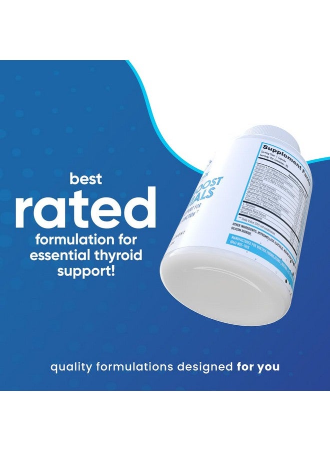 NuEthix Formulations NuEthix Formulations Thyro-Boost Essentials, Non-Glandular Support to Assist with Optimal Thyroid Function, 90 Capsules  - Image 3