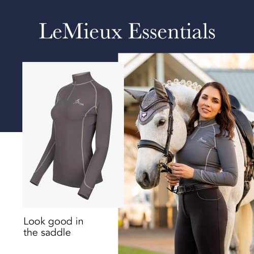 LeMieux Women’s Base Layer Top - Athletic Thermal Shirts - Equestrian Apparel & Gear for Horseback Riding - (Navy - US04) - Image 3