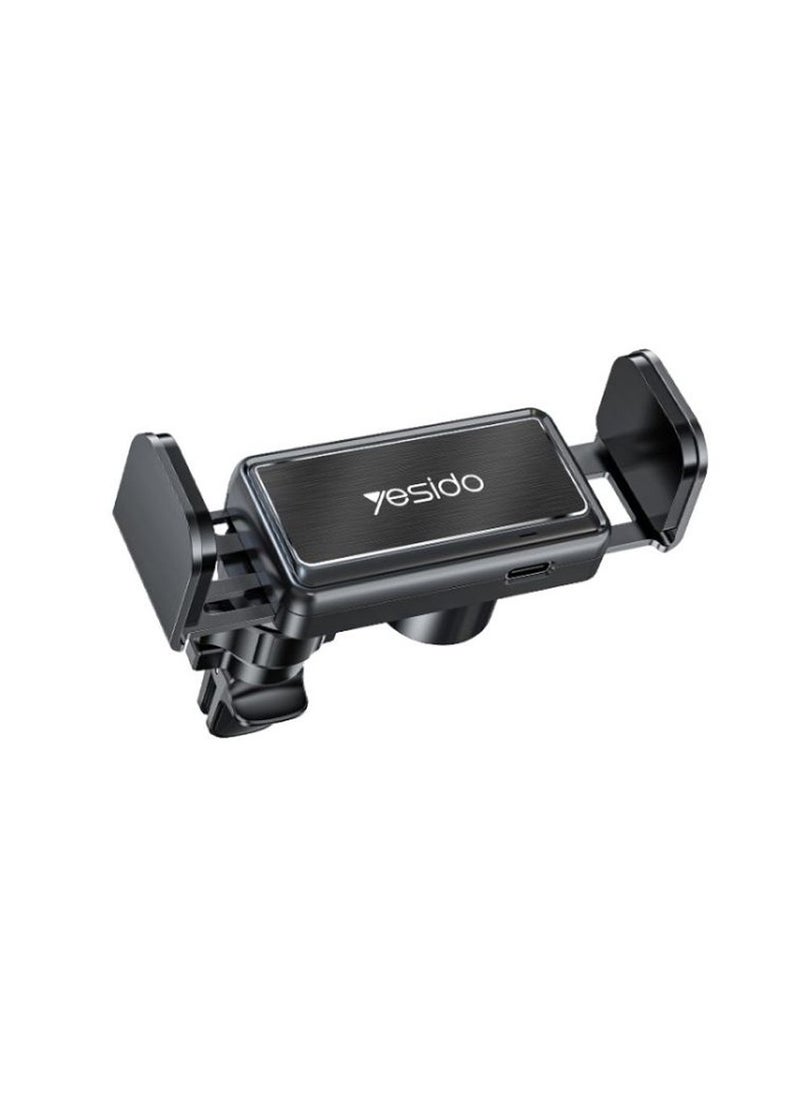 Yesido Yesido C133 New Design Electronic Clamp Arm Smart One Button Control For Car Mobile Phone Holder - Black  - Image 1