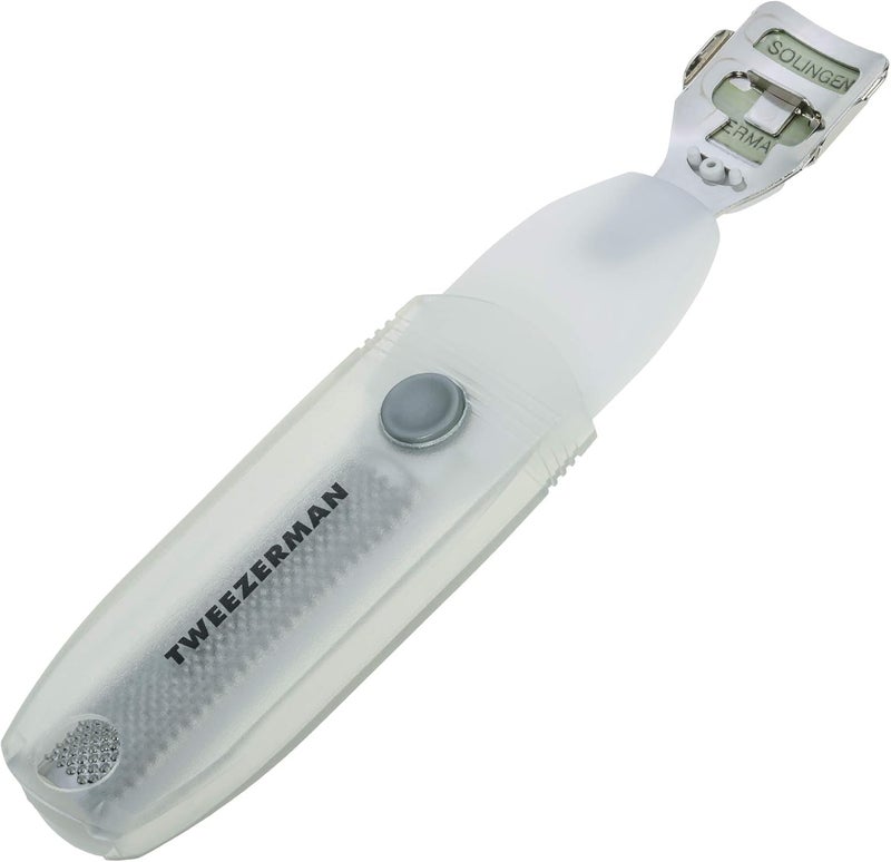 Tweezerman Safety Slide CallUS Shaver/Rasp - White - Image 1
