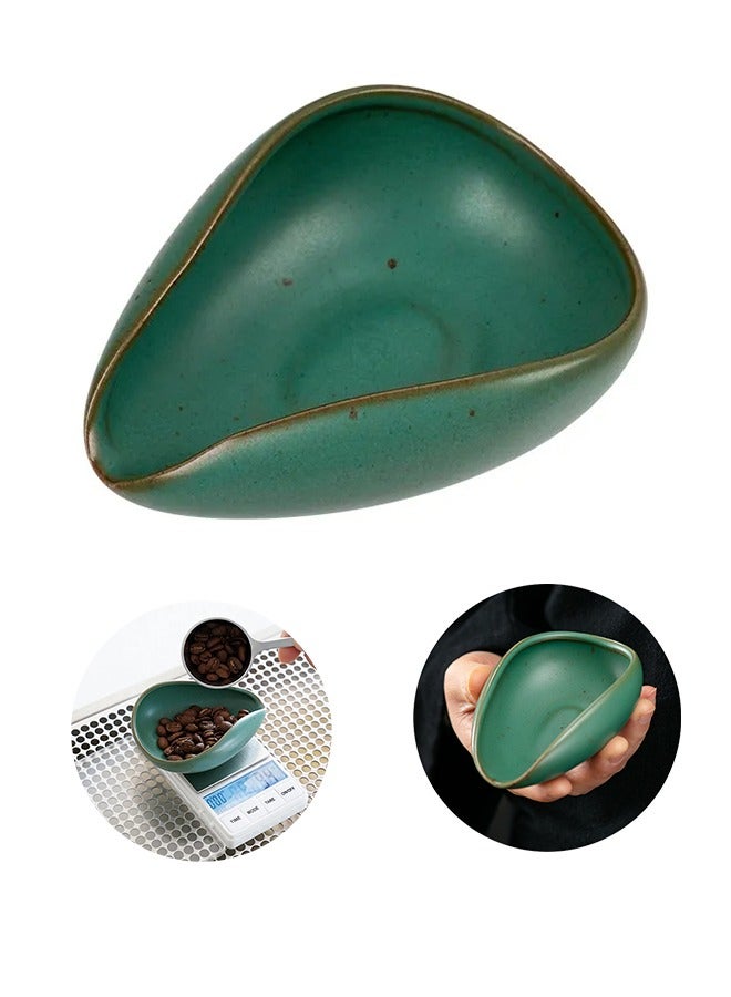 YELIN Coffee Bean Weighing Tray Durable Kitchen Scale Accessory for Accurate Measurement Home Use Daily Coffee Brewing - Image 1