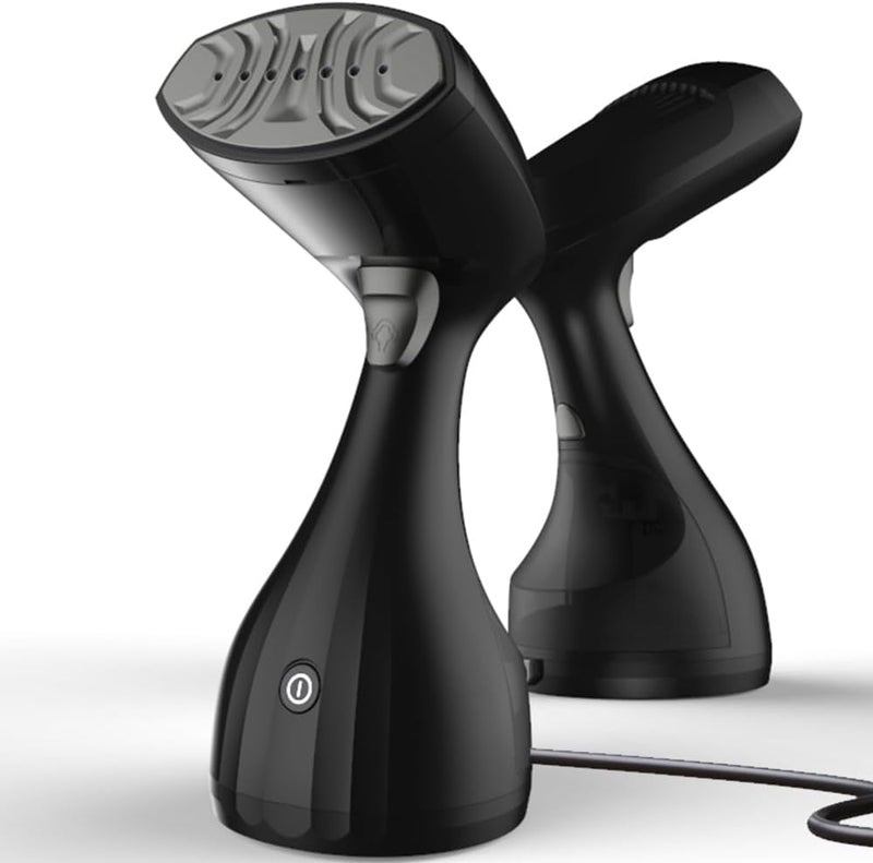 MAGIC PRO Garment Steamer, 1500W Travel Steamer with 300ml Detachable Water Tank, Fast 30s Heat-Up, Auto-Off, Handheld Steamer for Wrinkle Removal on Clothes, Garments, and Fabrics Black - Image 1