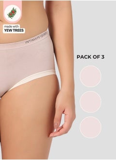 Intimate Queen Intimate Queen Yew Tree Bae Full Coverage Hipster Undies (Pack Of 3)  - Image 1