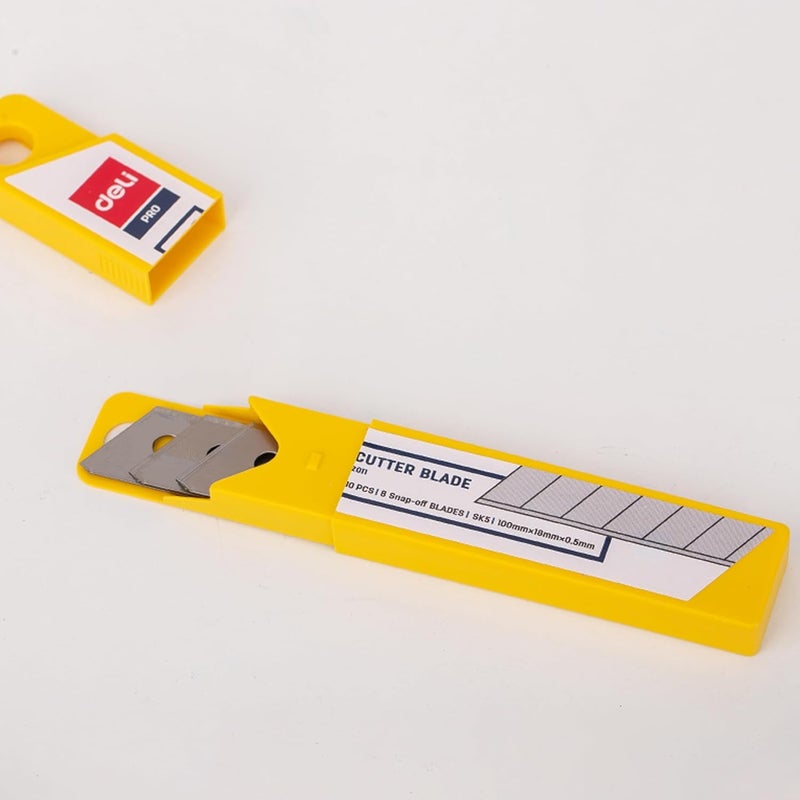 Deli E2011 Paper Cutter | Snap-Off Sharp Blades with Stainless Steel Body (Pack of 2) - Image 5