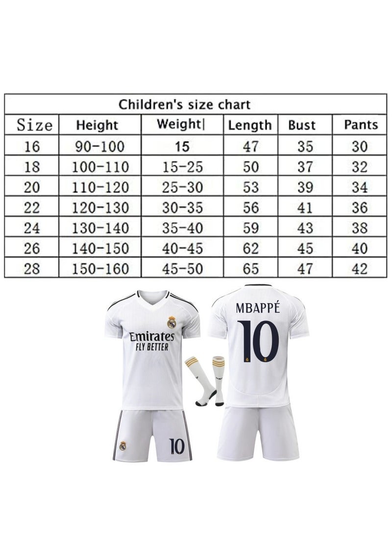 Kids Football Jerseys - Youth Soccer Training Uniform - Image 2