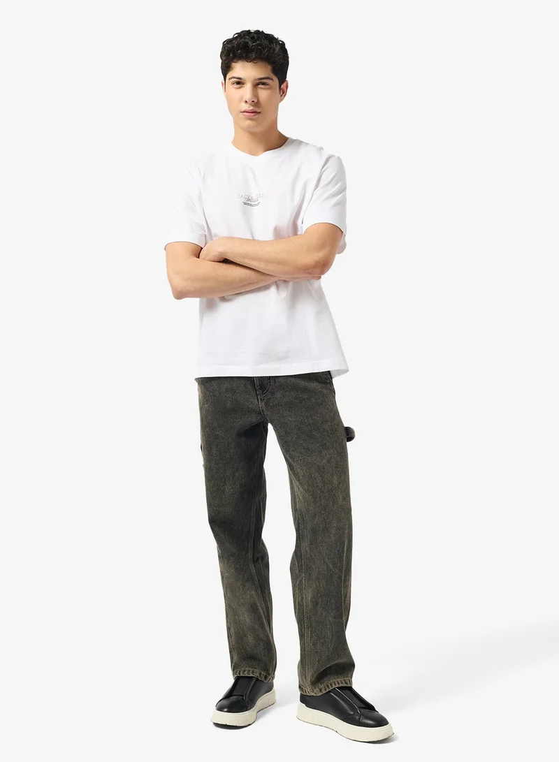 JACK & JONES  Graphic Print Regular Fit T-Shirt for Men | Best Price UAE