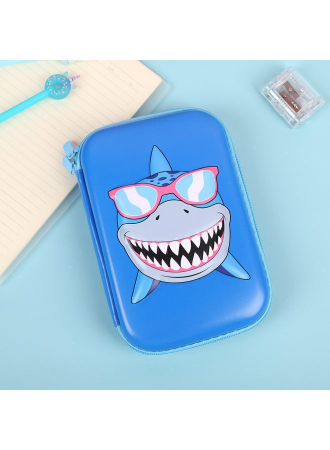 Pen Box Pupils Cute Large Capacity Stationery Box Children Cartoon Eva Three-dimensional Pencil Bag Boys Girls Pencil Box - Image 1