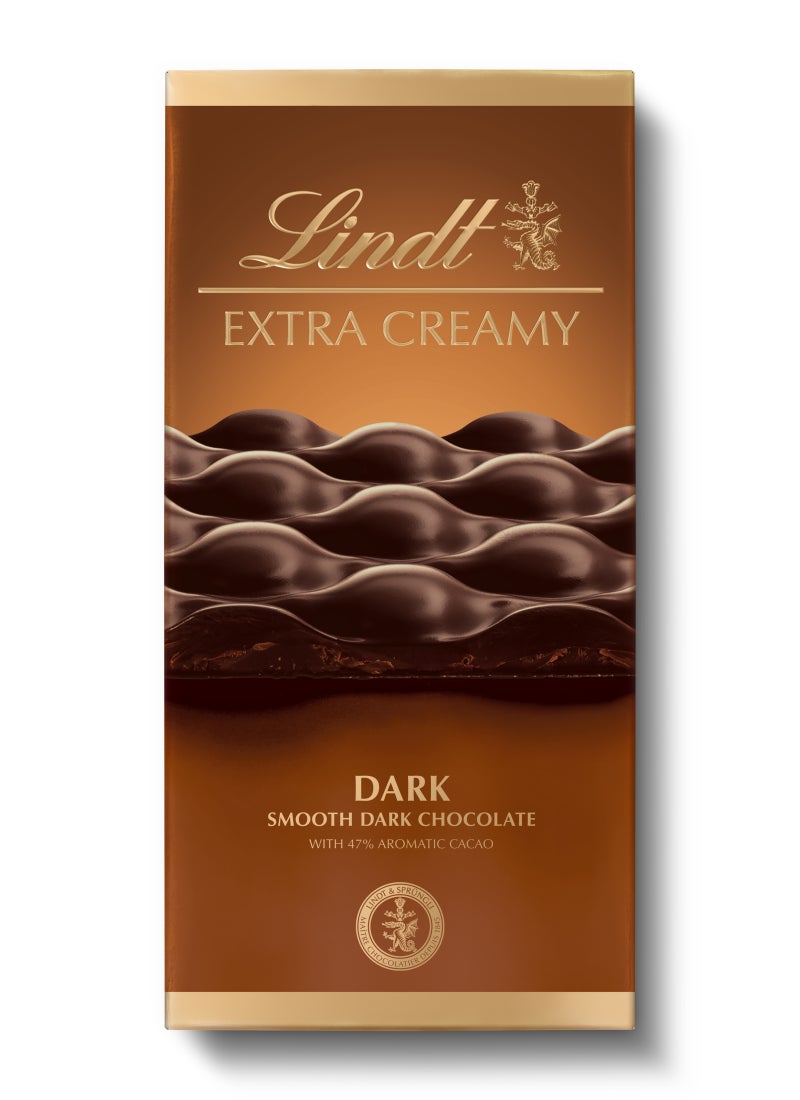 Lindt Extra Creamy Dark Chocolate 80g - Image 1