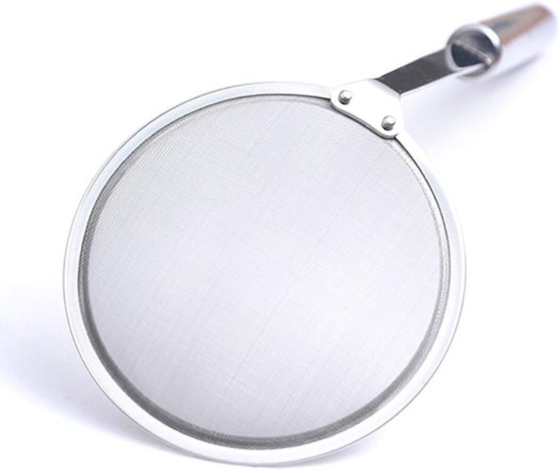 TEMCHY Hot Pot Fat Skimmer Spoon - Stainless Steel Fine Mesh Strainer for Skimming Grease and Foam - Image 2