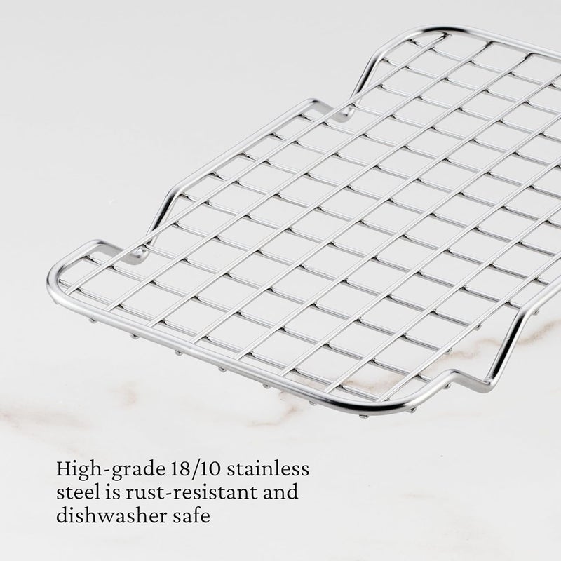 Hestan OvenBond Provisions - Tri-Ply Stainless Steel 2-Piece Mini-Eighth Sheet Pan & Rack Set (6 x 9") - Image 4
