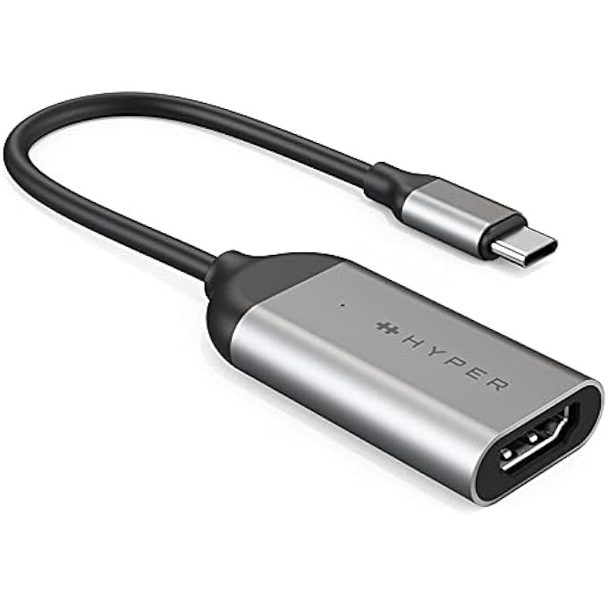 HYPER DRIVE USB C TO 8K 60HZ / 4K 144HZ HDMI HDR VIDEO ADAPTER, TYPE C TO HDMI CONVERTER WITH HIGH REFRESH RATE FOR LAPTOP , DEVICES WITH USB C PORT - Image 1