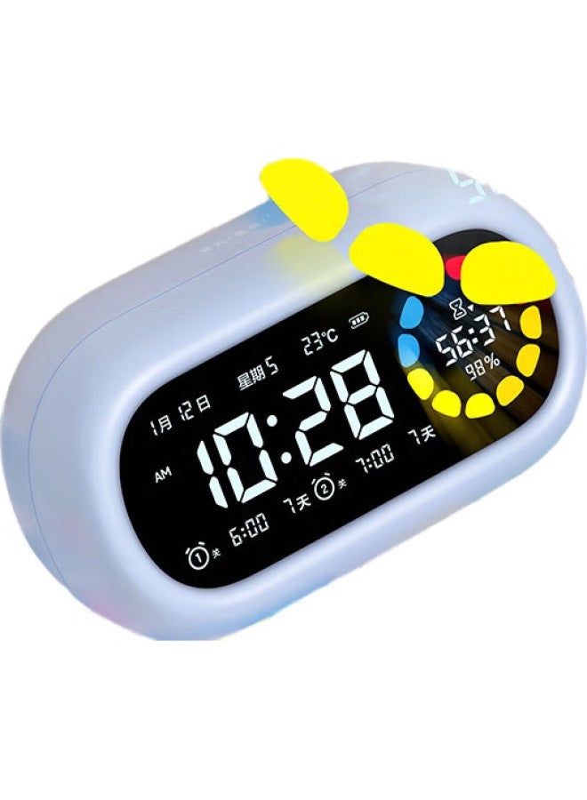Deli Color Screen Visual Timer Alarm Clock For Children And Students, Self-Discipline Time Management Device, Blue Le106Pro - Image 3