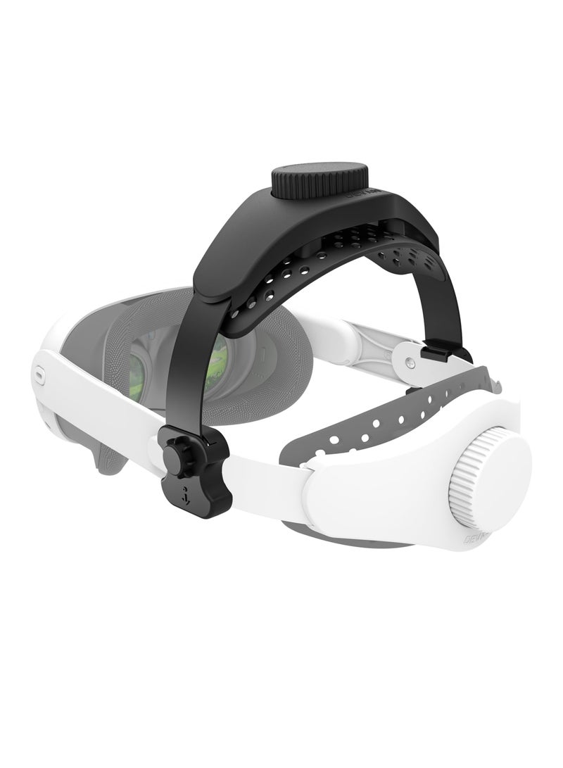 SYOSI Adjustable Head Strap for Meta Quest Pro VR, Reduce Head Pressure Lightweight Strap, Enhanced Comfort and Gaming Immersion VR, Compatible with Meta Quest 2/3 Elite Strap/Pico 4/4 Pro Gaming Headset. - Image 1