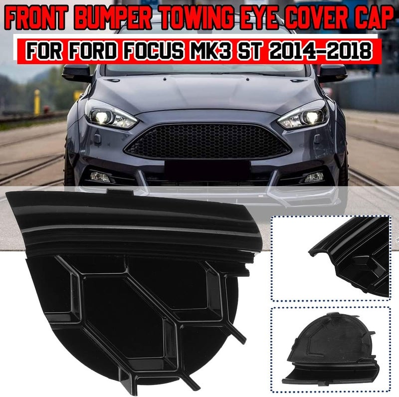 Wivplex Front Bumper Tow Hook Eye Cap Cover for Ford Focus Mk3 ST - Image 2
