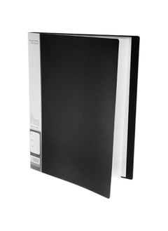 Arabest Black A4 40-Pocket Binder with PP Plastic Sleeves, Art Portfolio Folder to Display 80 s for Organizing Documents, Includes Clear Sheet Protectors, Size 310x235x25mm  - Image 1