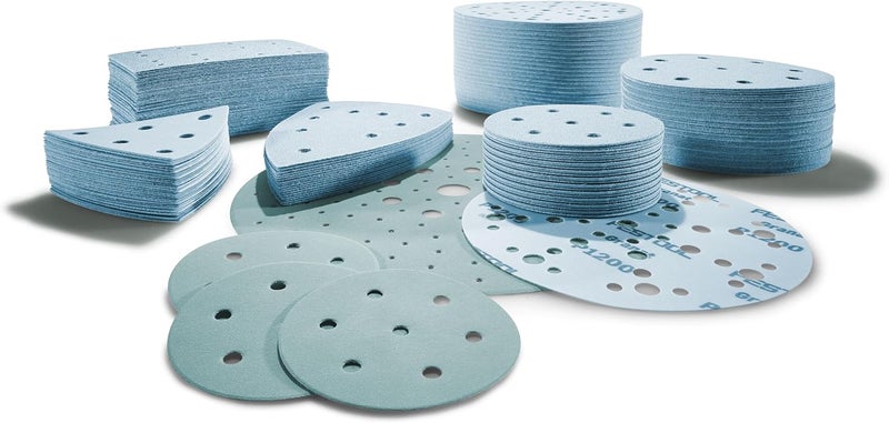 Festool 497165 Sanding Discs STF D125/90 P40 GR/50 (Pack of 50) for RO, ETS 125 - Blue - Image 4