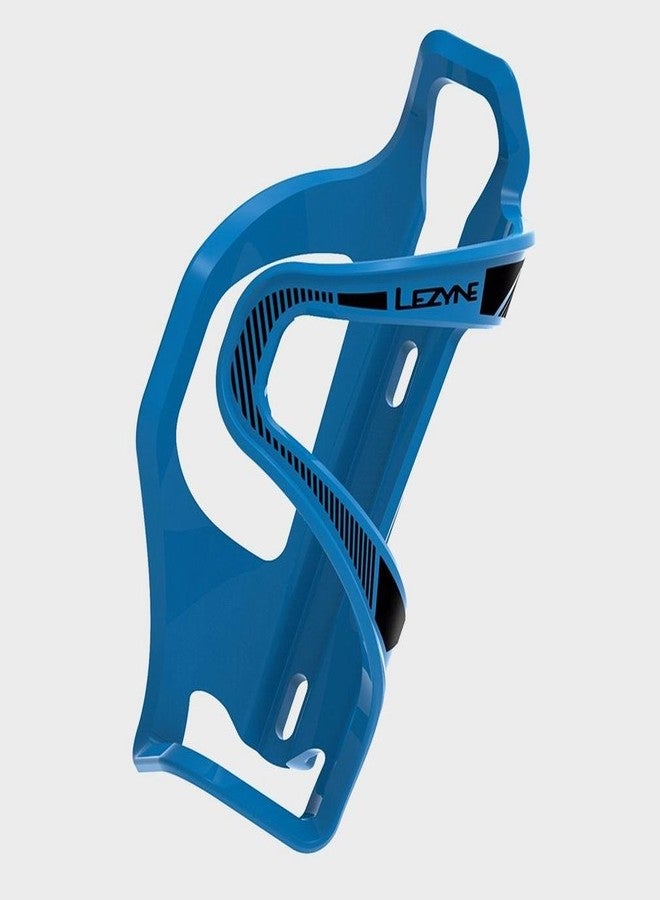 Lezyne Flow Bottle Cage SL E/L Matrix is Left Gekle Water Bottle Holder, White, 1 - Flsll V210 Bottle Holder, Blue, 48 g - Image 2
