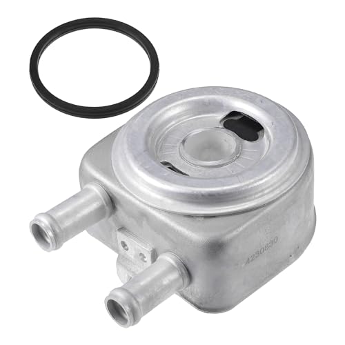 VekAuto Engine Oil Cooler Kit Compatible for Hyundai Tucson Sonata, Durable Aluminum Alloy Silver Tone Transmission Oil Cooler with O-rings Seal - Image 1