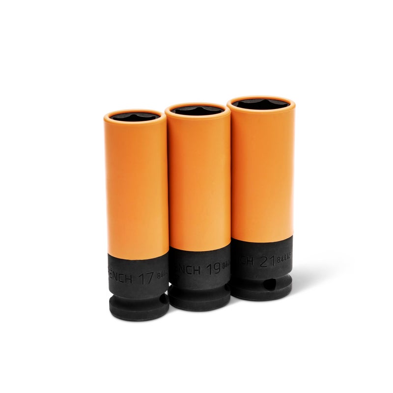 GEARWRENCH 3 Piece 1/2" Drive High-Strength Wheel Protector Impact Metric Socket Set | 84946 - Image 4