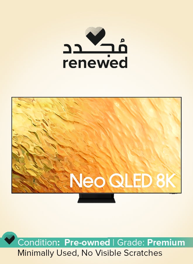 Samsung Renewed -  75 -Inch Smart Neo QLED TV - 8K -120Hz 75QN800B Black - Image 1