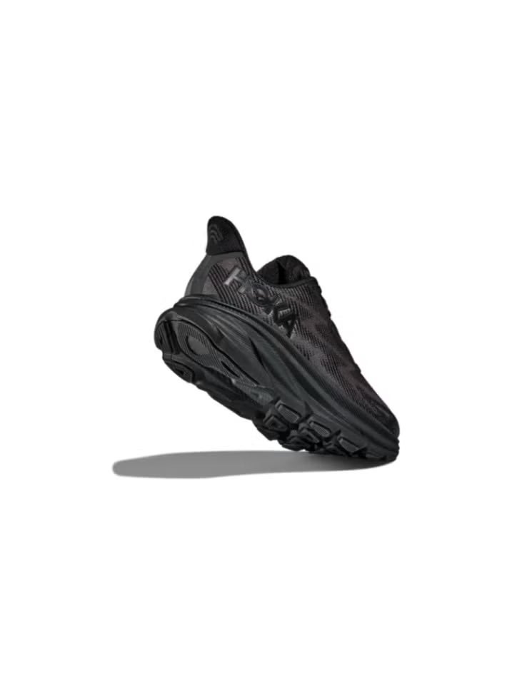 HOKA Clifton 9 Unisex Running Shoes – Black | Lightweight & Cushioned Performance - Image 5