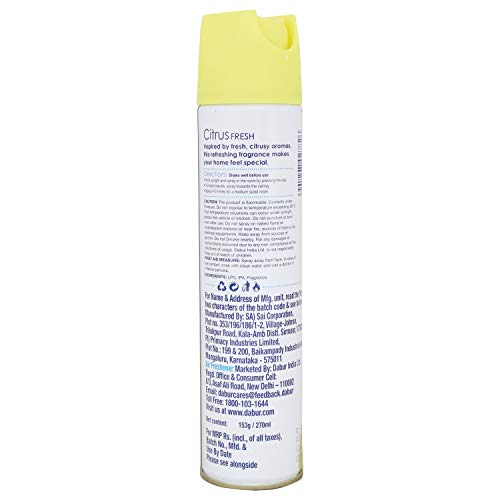 Odonil Citrus Fresh Room Freshener Spray (270ml) - Image 3