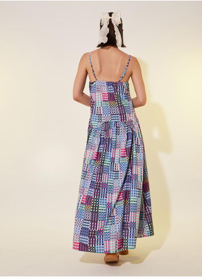 Take Two Patchwork Maxi Dress  - Image 5
