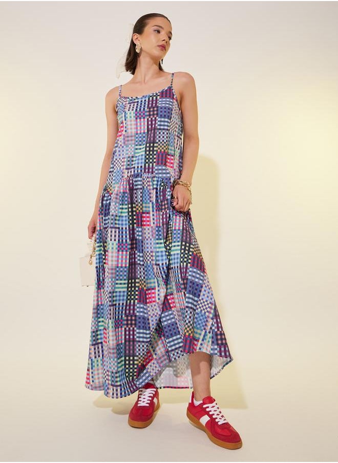 Take Two Patchwork Maxi Dress  - Image 2